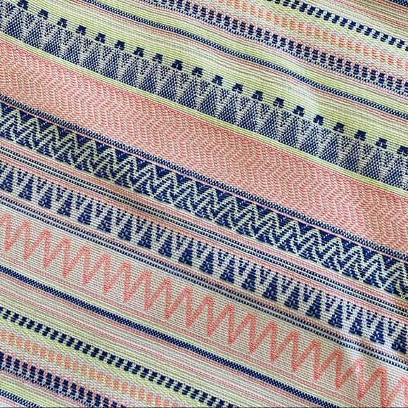 NWOT LOFT Woven Jacquard Mini Skirt Multi color Skirt Size 10 Aztec pattern - Picture 5 of 7